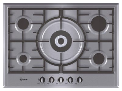 Neff T25S56N0GB Gas Hob - Stainless Steel.